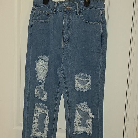 Jeans Fashion cutout jeans NWOT - Picture 2 of 9